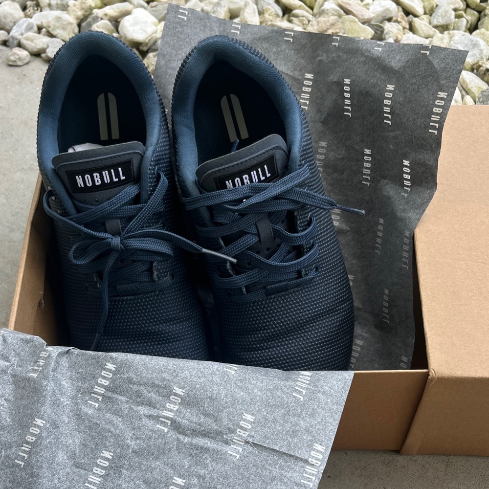 NOBULL Men's Navy Athletic Training Shoes with Gum Sole m10 w 11.5 - Picture 4 of 10
